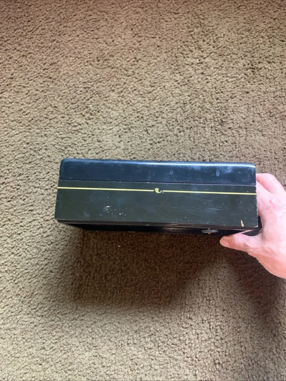 Vintage Avon Music Jewelry Box Black Lacquer President's Sales Competition 1983 - Picture 3 of 12